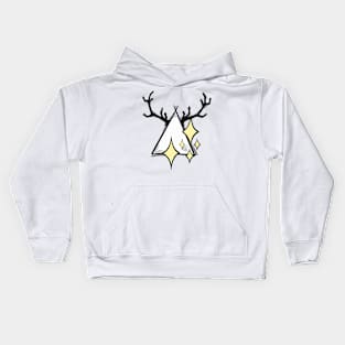 Horn and triangle Kids Hoodie